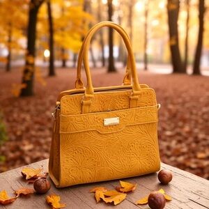 Handmade genuine leather crossbody bag